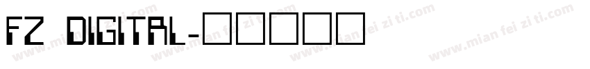 FZ DIGITAL字体转换